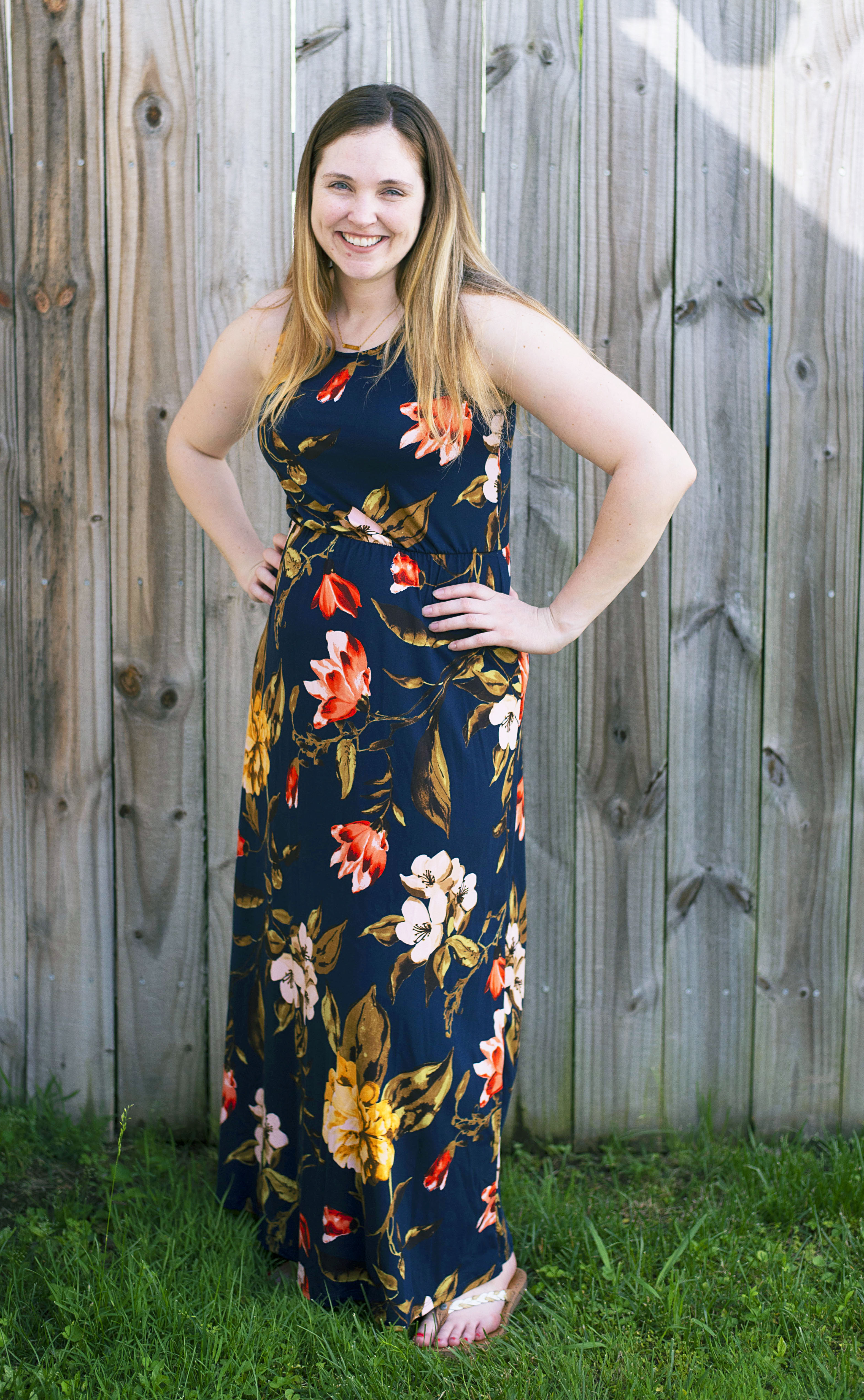 French Grey - Esther Brushed Knit Maxi Dress﻿