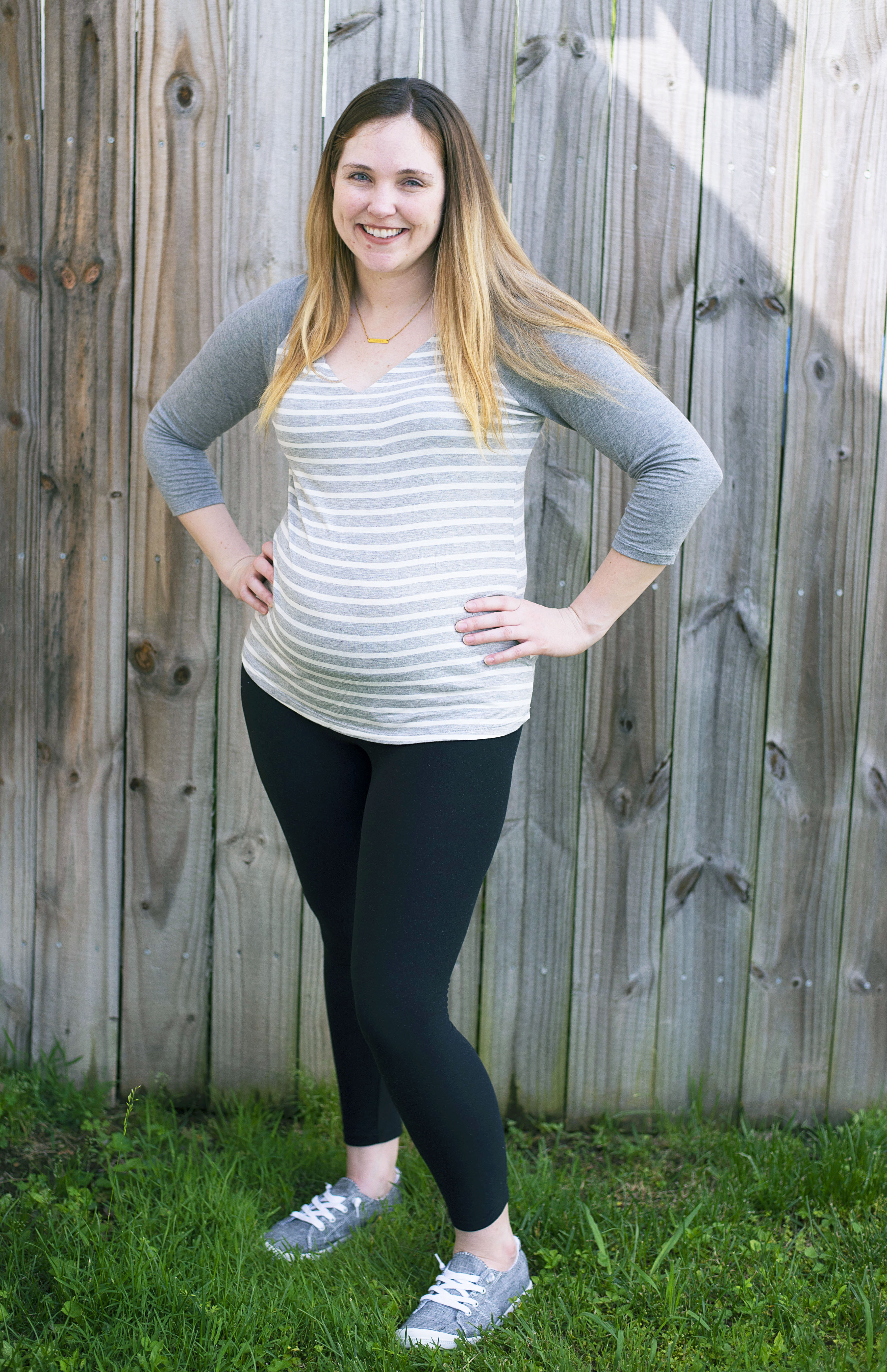 Nine Britton - Emarie Split Neck Knit Top