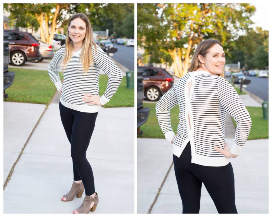 dj juju fancie back detail pullover