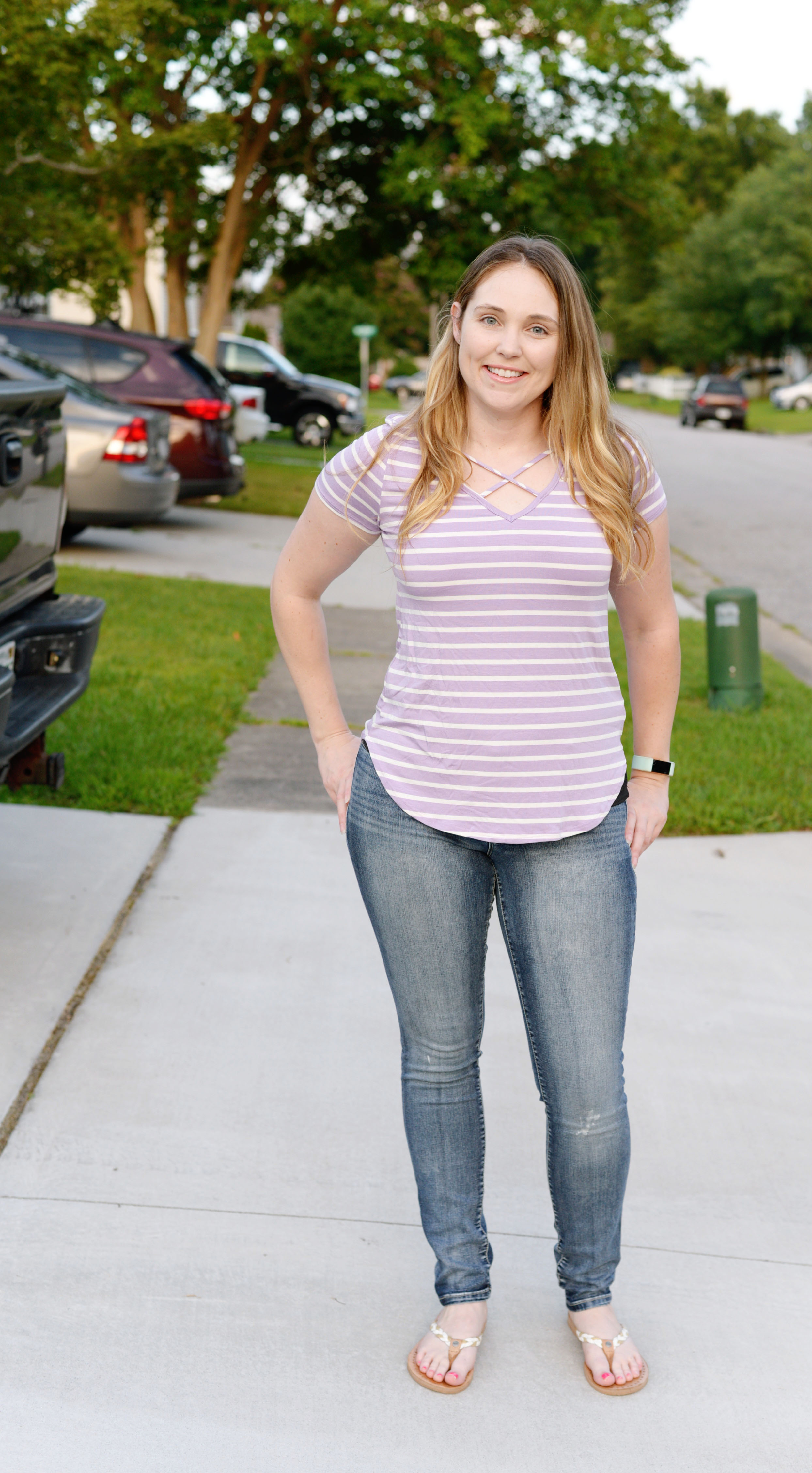 Emory Park - Dulce Cross Front Knit Top