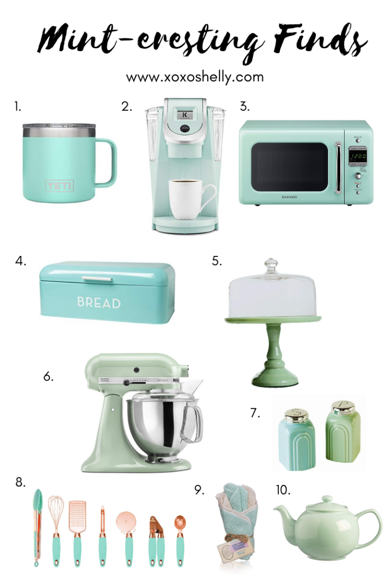 10 Mint-Colored Kitchen Finds You’ll Love (+ $50 Amazon Gift Card Giveaway!)