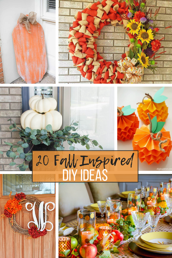 21 DIY Fall Inspired Decorations Ideas