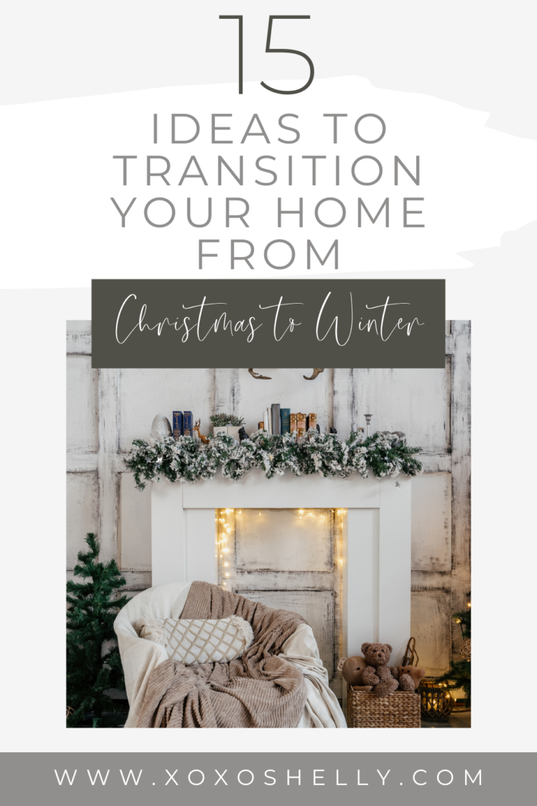 15 Easy Ways To Transition Your Home Decor From Christmas To Winter