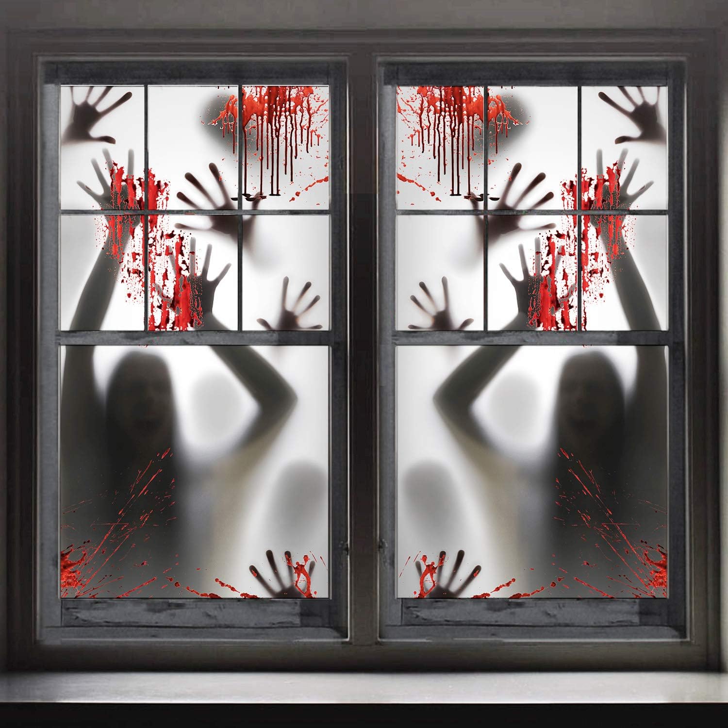 halloween window clings